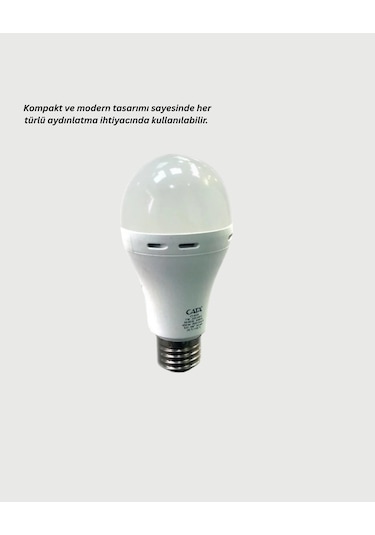 Ev İş Yeri İçin Şarjlı Led Ampul
