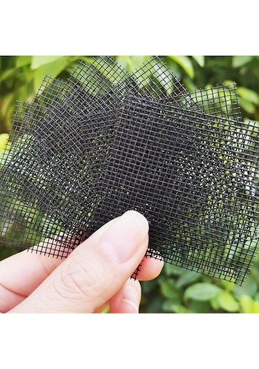 50 Adet-bitki Drenaj Ekranları Cam Elyaf Kareler Taşınabilir Sızdırmazlık Bonsai Anti Korozyon Conta Saksı Örgü Pedi Alt Izgara Mat