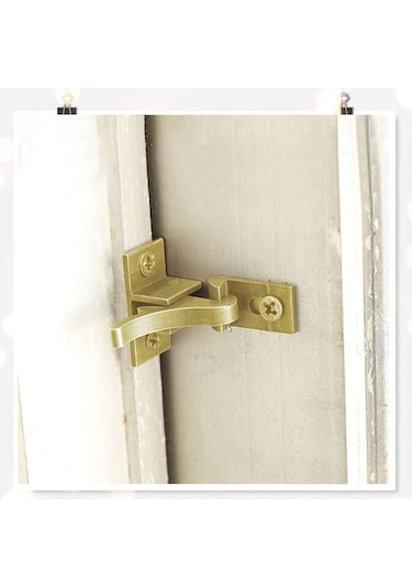 Dik Açılı Kapı Kilitleri Vidalı 2 Adet Sürgülü Sürgülü Kilit B