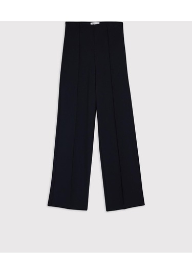 Babokah Toparlayıcı Ön Dikişli Flare Siyah Tayt Siyah