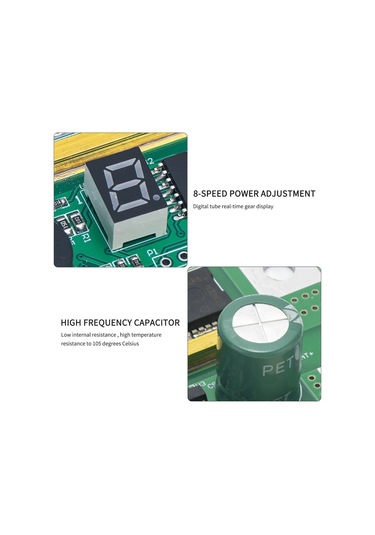 Vkemall 12v Otomatik 18650 Li-pil Kaynak Makinesi Kontrol Kartı - Tam Diy Aksesuar Seti Metal Mos Çekirdek, Yeşil