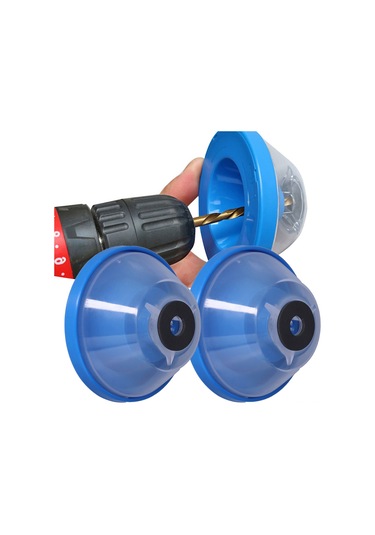 Ximistore9 Duvara Delme Tozu Toplayıcı, Elektrik Matkap Ve Çekiç Kullanıma Uygun, Plastik Malzeme, 2 Adet Paket