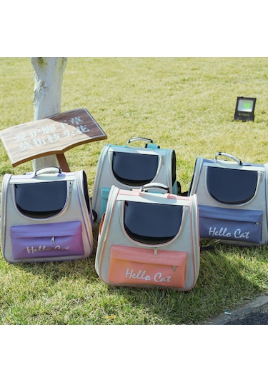 Reedark Taşınabilir Kedi Çantası - Büyük Kapasiteli, Nefes Alabilir, Omuz Yükünü Azaltan, Pembe Renk