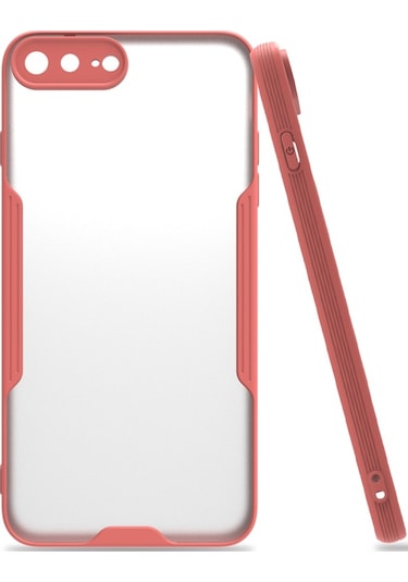 Iphone 7 Plus / 8 Plus Kilif Platin Matte Silikon Arka Kapak 514432232