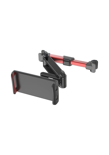 Ranyeek Araç Arka Koltuk 5-11 İnç Telefon/tablet Tutucu: 360 Derece Döner, Katlanabilir Abs+pc+alüminyum Kırmızı Kırmızı