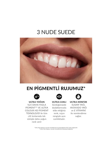 Avon Ultra Mat Ruj Nude Suede