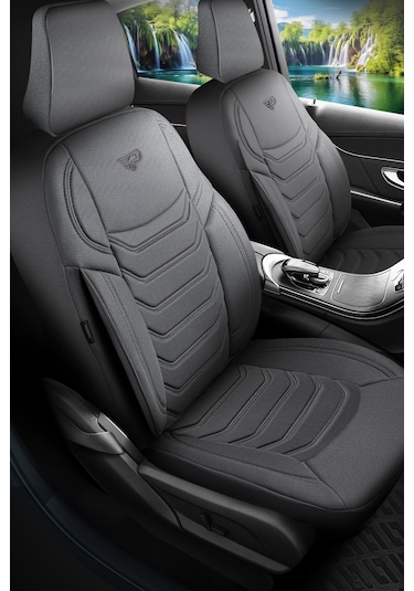 Füme - Füme Panda Manavgat Serısı Lakos Kumaş Oto Koltuk Kılıfı - Tam Set