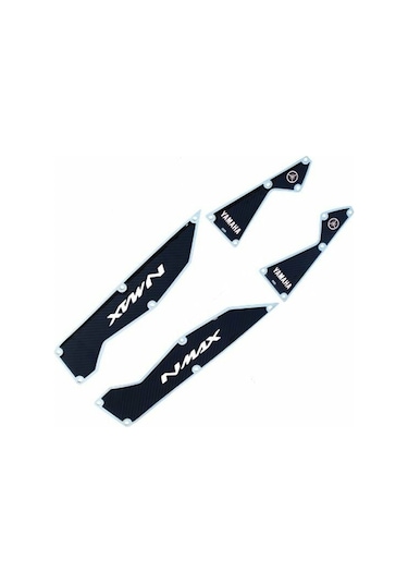 Yamaha Nmax 2015 - 2020 Uyumlu Beyaz Krom Ayak Basamak Çok Renkli