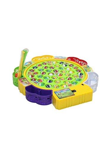 Müzikli 45 Balıklı Pilli Balık Tutma Ve Yakalama Oyunu   Seti