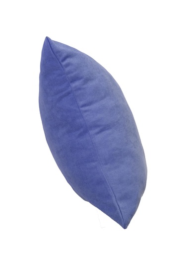 4'lü Kadife Dokulu Kırlent Kılıfı Açık Mavi-2583 Mavi