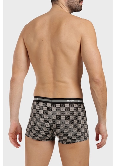Hugo Erkek Boxer 50545668 996 Siyah Haki Antrasit