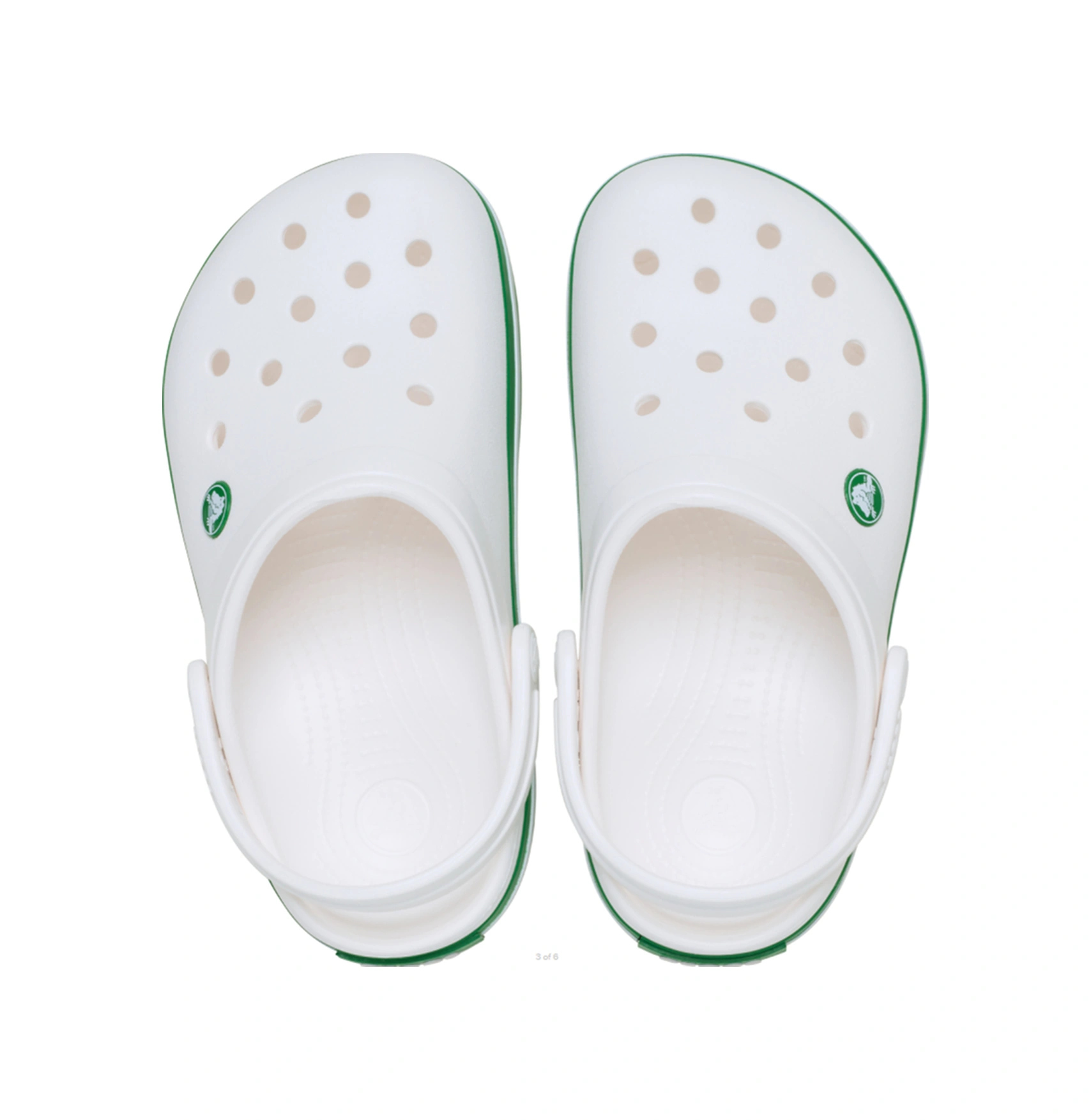Crocs Crocband Clog K Çocuk Sabo Terlik Beyaz Gri Beyaz Gri