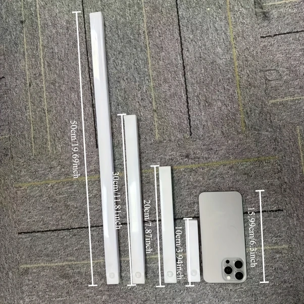 Dashanshop Usb Şarjlı Manyetik Dolap Altı Led Aydınlatma, 11.8 İnç Sıcak Beyaz Sıcak Beyaz