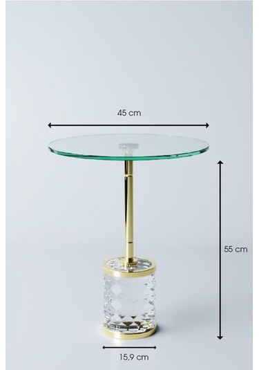 Dulda Akrilik Taurus Sehpa Şeffaf