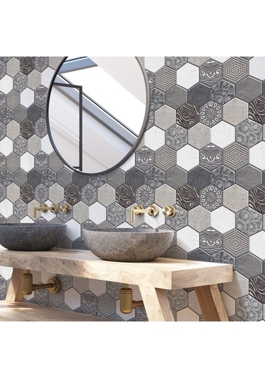 Geeroyoo Su Yalıtımlı Kendinden Yapışkanlı Pvc Duvar Kağıdı - Mutfak, Banyo Ve Oturma Odası İçin Diğer