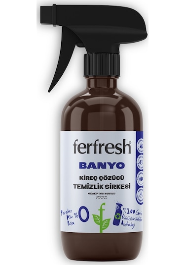 Ferfresh Banyo Kireç Çözücü Temizlik Sirkesi 3 x 450 ML