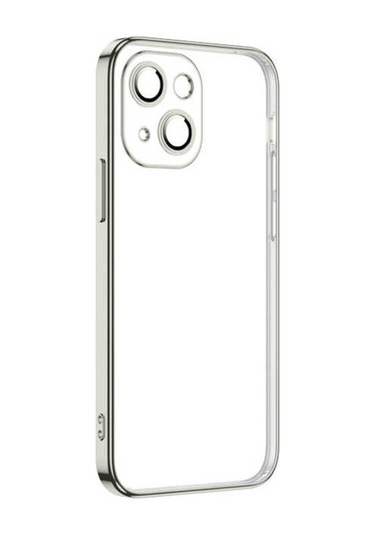 Apple Uyumlu iPhone 13 Mini Kılıf Zore Krep Kapak Gümüş