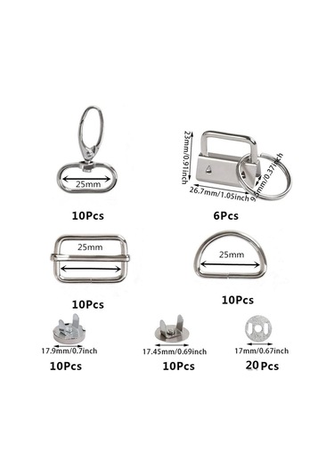 Dolıty Metal Dökme D Yüzük Slayt Tokaları Manyetik Düğme