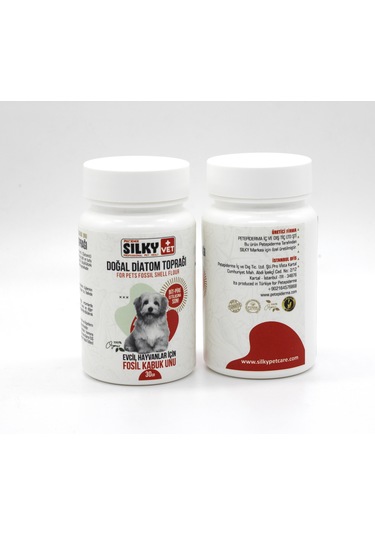 Silky Vet+ Köpek Bit Pire Parazit Engelleyici Doğal Diatom Toprağı 30 G