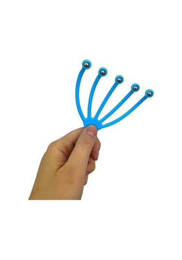 Çok Fonksiyonlu 5 Uçlu Bilyeli Baş Boyun Bacak Kol Masaj Alet Rahatlatıcı Kafa Masaj Aparatı - As14yt0014myu Çok Renkli