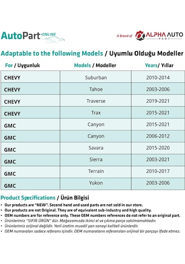 Cadillac, Chevy, Gmc İçin Tampon Ve Bagaj Döşeme Klipsi-100'lü