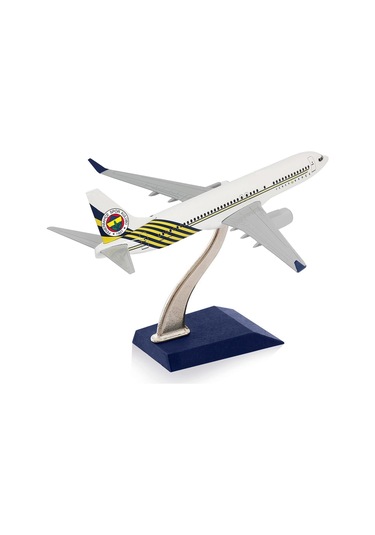 Zekupp Boeing 737-800 1/250 Ölçek Fenerbahçe Lisanslı Beyaz Tasarım Maket Uçak