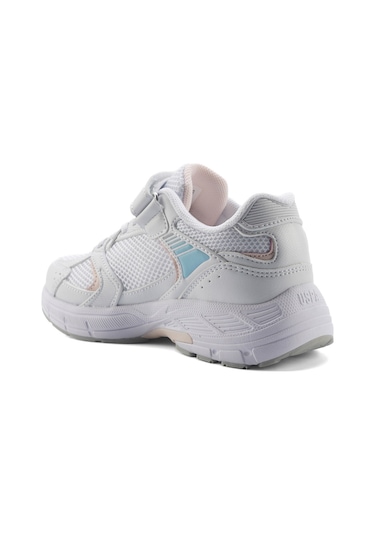 U.s. Polo Assn. Felıx Jr 5fx Beyaz Kız Çocuk Spor Ayakkabı Beyaz-Mavi