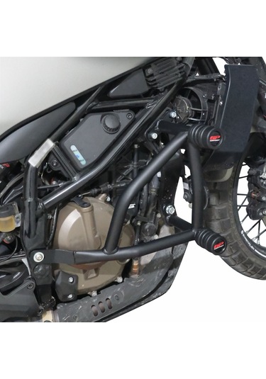 GP Kompozit Husqvarna Svartpilen 250 / 401 2024 Uyumlu Motor Koruma Demiri Siyah