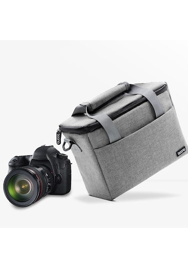 Baona Bn-h001 Dijital Kamera Çantası Casual Taşınabilir Kamera Su Geçirmez Çanta, Boyut: Orta Siyah Diğer
