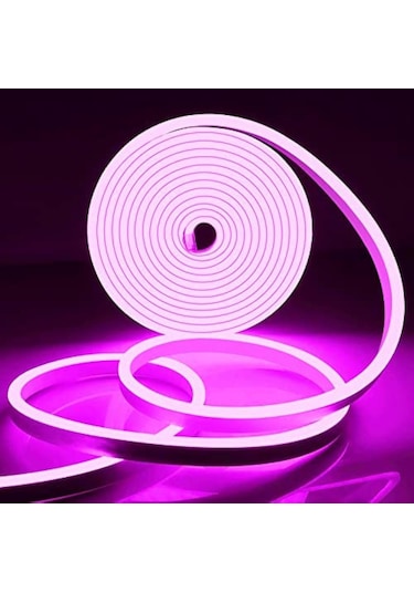 220 Volt Neon Led Mor 5 Mt Ip65 Mor