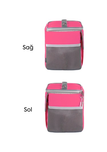 Best Çanta Pro+ 10 Litre Termos Piknik Çantası Yalıtımlı Termal Soğutucu Buzluk Çanta Pembe