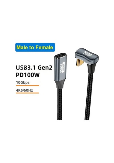 Snapbuyu-şekil Usb3.1 10gbps Tip C-thunderbolt 3 Kablo Pd100w 5a Usb-c iPhone Uyumlu, Uyumlu, 15/macbook/samsung/xiaomikoyu Gri2m