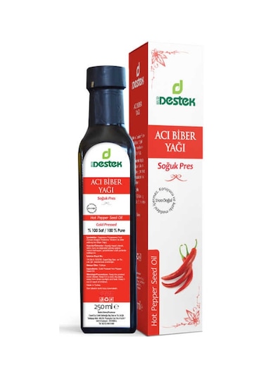 Destek Acı Biber Yağı 250 ML