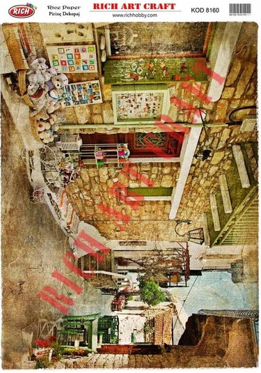RİCH PİRİNÇ DEKOPAJ KAĞIDI KOD:8160