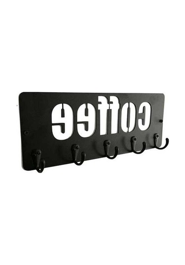 Tongxida Bosphorusboutique Tutucu Sondaj Şekli Metal Raf, Leezsing Kancası, Çivisiz Askılı 5 Fincanlık Kahve Depolama Montajı Diğer