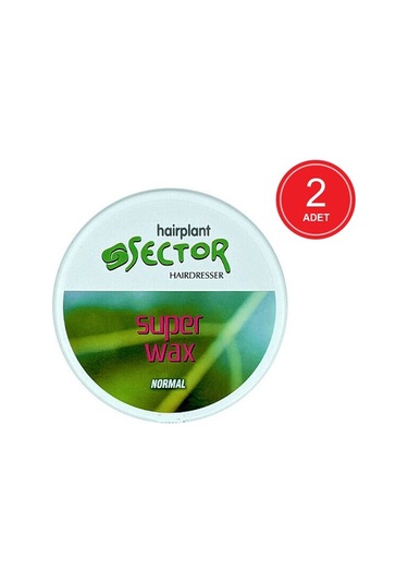 Sector Hairplant Normal Süper Wax 2 x 150 ML