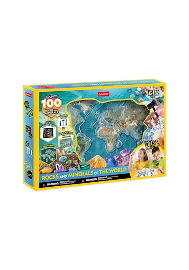 Dünyanın Kayaları Ve Mineralleri Araştırma Seti 3d Puzzle G0801
