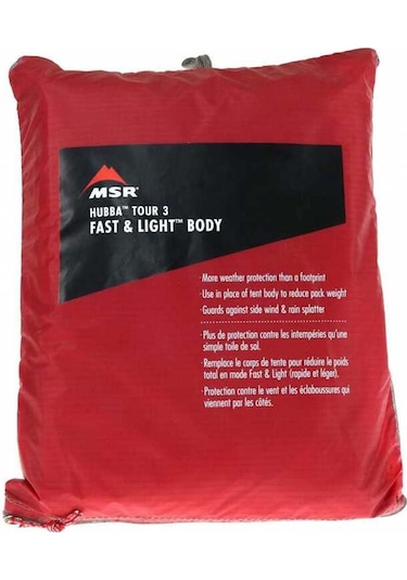 Msr Body Hubba Tour 3 Kişilik Çadır Tabanlığı Red Çok Renkli