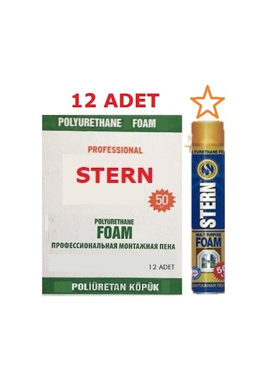 12Ad 750ML-850G Soma Poliüretan Köpük Tam Gamajlı Pu Çelik K