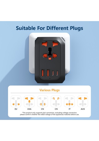 Joyjadehub Evrensel Dönüştürme Fişi, Typc-c Arayüzü, Evrensel