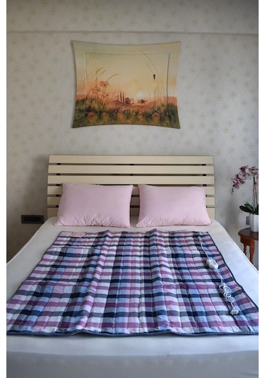 Meltem Battal Boy Elektrikli Battaniye 140 x 175 CM Çok Renkli