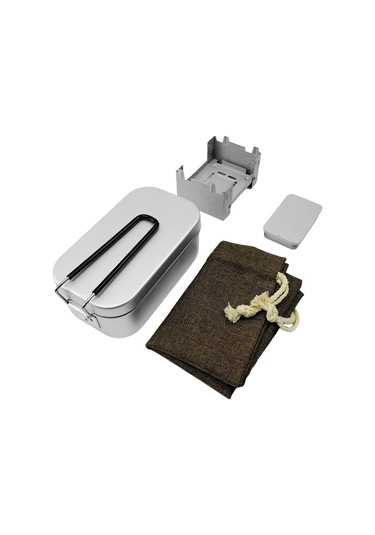 Kamp Alkol Soba Öğle Yemeği Kutusu Mini Katlanır Soba Veranda Açık Balıkçılık Tarzı A Çok Renkli