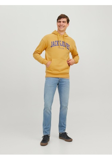 Jack & Jones Jjejosh Erkek Sweatshirt 12236513-honey Gold Sarı