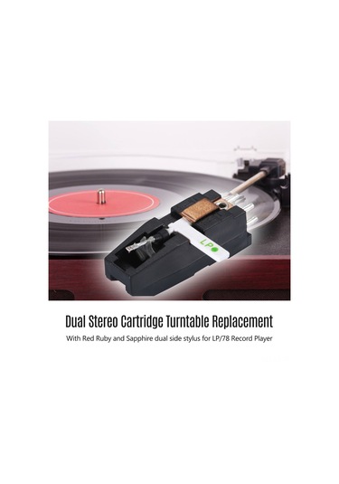 Leezsing "q2 Çift Uçlu Plak İğnesi - 33/45/78 Rpm Tüm Plaklar İçin Yüksek Kaliteli Ses"