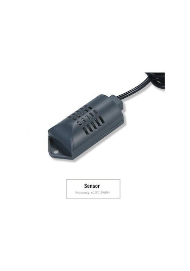 Vkemall Sht2000 Akıllı Sıcaklık Ve Nem Kontrol Cihazı, Abs Malzeme, Ac110-220v, -20 /+60 Aralığı, Röle Çıkışı, 10a Maksimum Güç