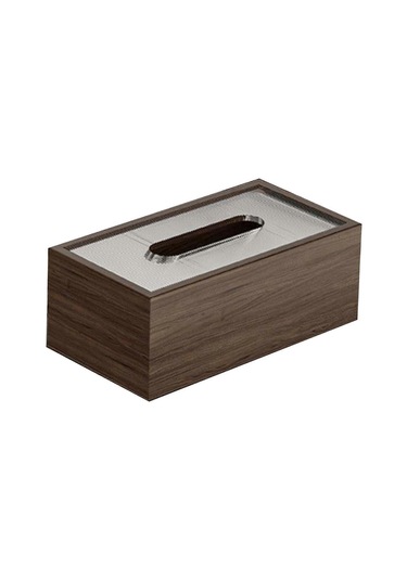 Ev Tezgahı Masası İçin Ahşap Yüz Mendili Kağıt Kutusu Kapağı