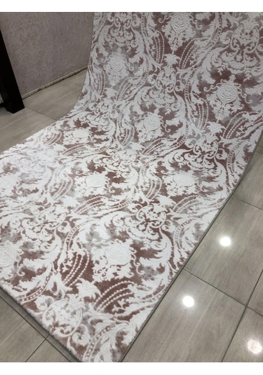 Dinarsu Halı Divina 150X233 Dı-005 Pudra Pembe Beyaz 4 M2 Halı !