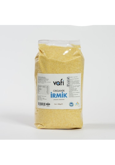 Vafi Organik İrmik 500 Gr-7914
