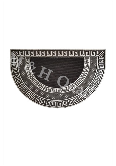 Dış Kapı Önü Paspası Ovalgümüş Renk Kaymaz Taban