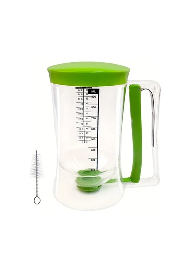 Elmpaly Transparent Kırmızı Katlanır Pankek Waffle Makinesi Fırça li